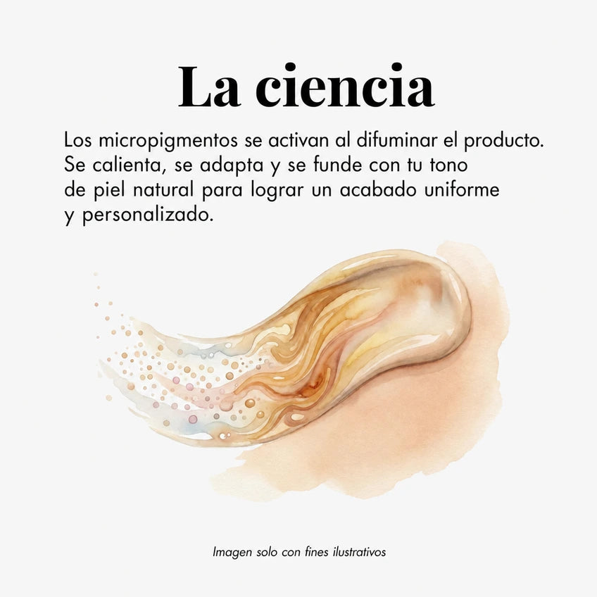 Base de maquillaje adaptativa antiedad